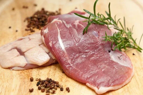 Raw duck breast Royalty Free Stock Images