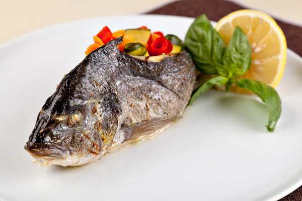 Grilled Sea Bream — Stock Photo, Image