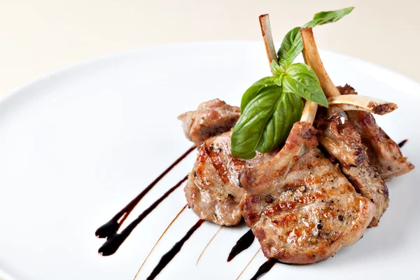 Roasted Lamb Chops — Stock Photo, Image