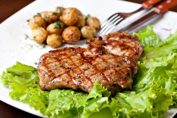 Grilled steak — Stock Photo, Image