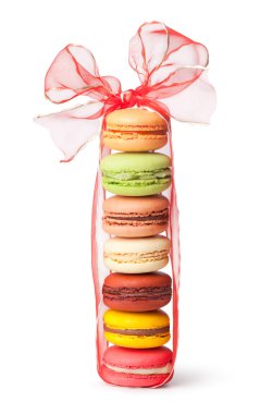 lezzetli renkli acıbadem kurabiyesi