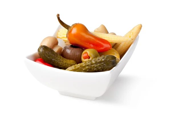 Konserverade grönsaker — Stockfoto
