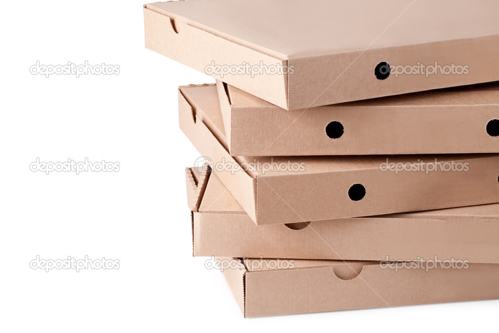cardboard  pizza boxes