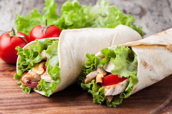 tortilla wrap, fajita