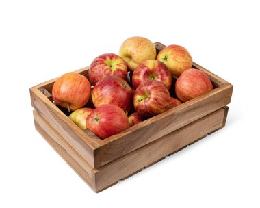 Elma meyvesi beyaz arkaplanda izole