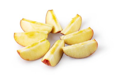 Elma meyvesi beyaz arkaplanda izole