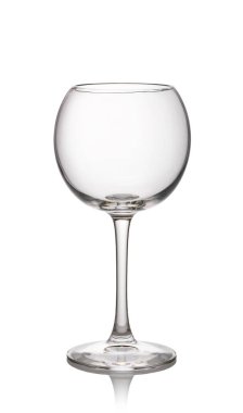 Beyaz bir arka plan üzerinde izole şarap