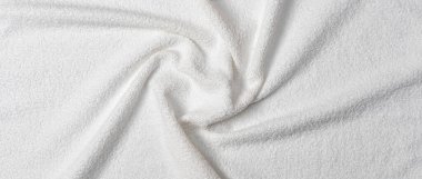 Beyaz havlu doku arka planı için