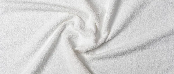 Beyaz havlu doku arka planı için