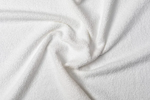 Beyaz havlu doku arka planı için