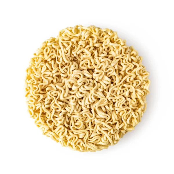 Asian Ramen Instant Noodles Isolated White Background — Stock Photo, Image