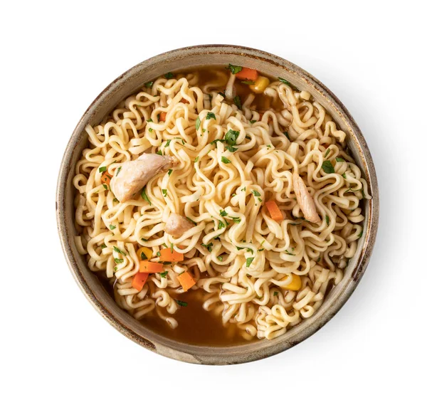 Instant Noodles Isolated White Background — Stock Photo, Image