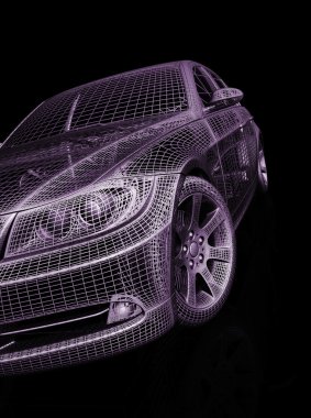 modern model otomobillerin Önden Görünüm