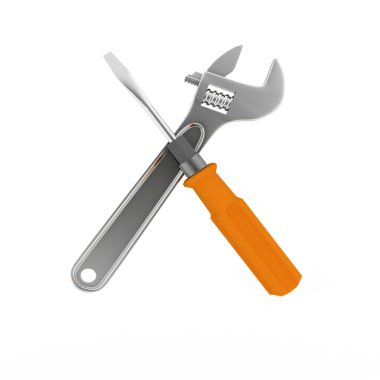 3D anahtarı ve tornavida.