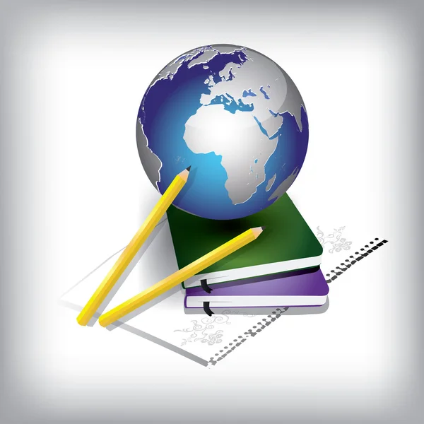 Educación global . — Vector de stock