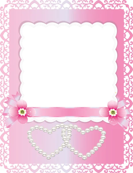 Heart frame — Stock Vector