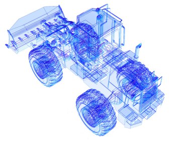 Beyaz Model buldozer