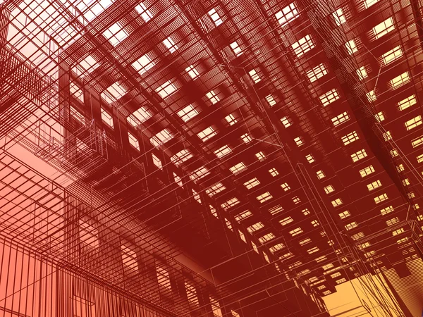 Edificio moderno abstracto —  Fotos de Stock