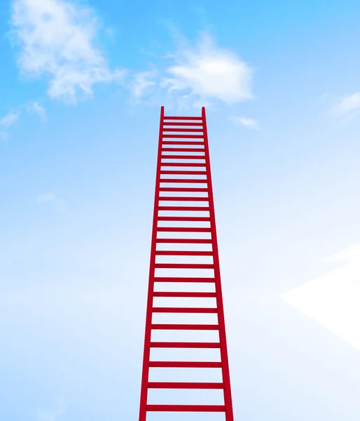 Escalera que conduce a un cielo —  Fotos de Stock