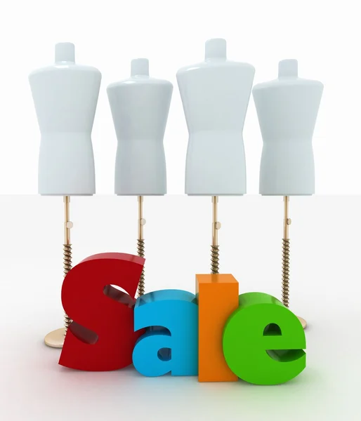 Sale for a clothing — Stock Photo, Image