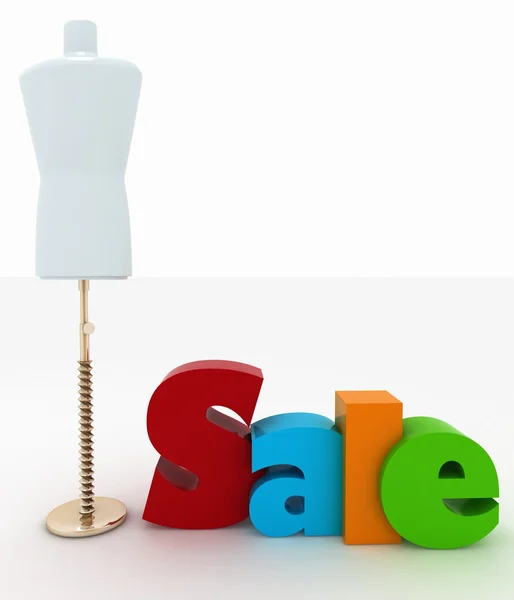 Sale for a clothing — Stock Photo, Image