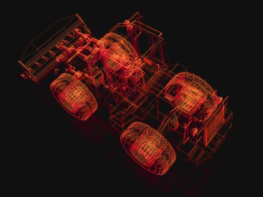 3D modeli buldozer