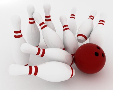 Bowling topu lobutlara çarpıyor.