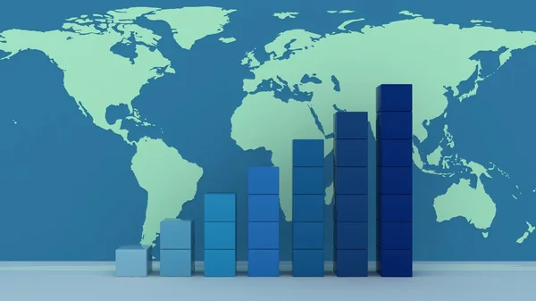 Concetto di successo globale — Foto Stock