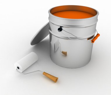 kova bir ağrı ve merdane ile açın.