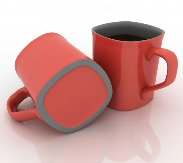 Cups of coffee — Stock Photo, Image