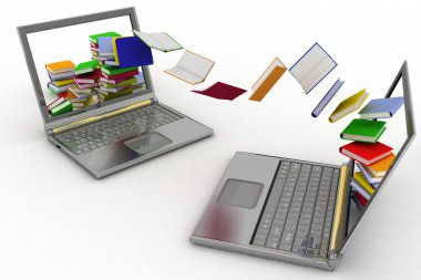 kitap dizüstü bilgisayarınıza fly. exchange bilgi anlayışı