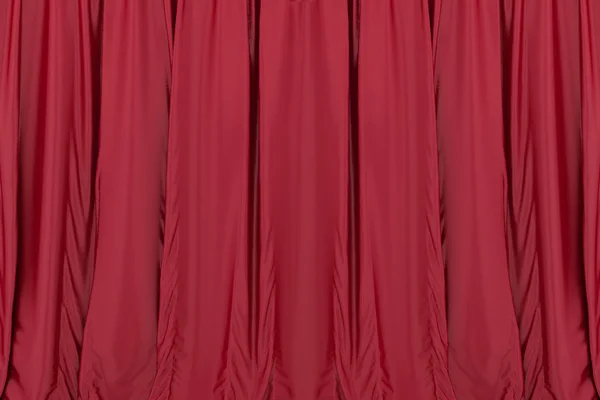 Red theater curtain, background — Stock Photo, Image