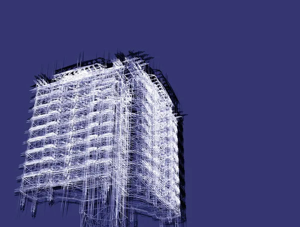 Abstraktes modernes Gebäude — Stockfoto