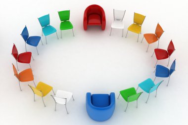 kol-sandalye, Şef ve grup Ofis koltukları