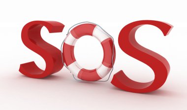 kırmızı metin yeleğini ile sos