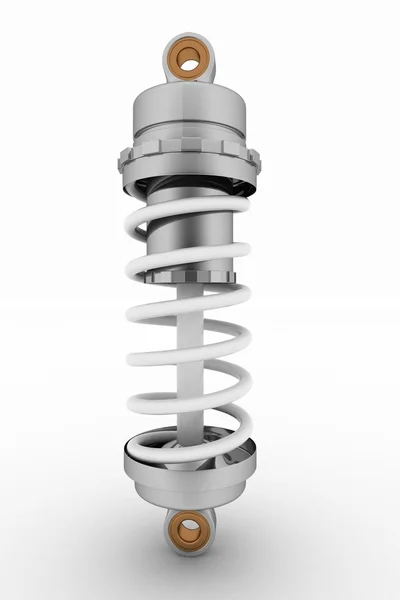 Shock-absorber isolated on white — Stock Photo, Image