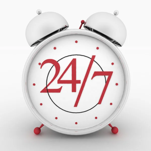 Round-the-clock service icon with highlight — Stock Photo, Image