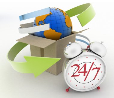 çevrimiçi mal teslimini stream 24 saat yürütülüyor.