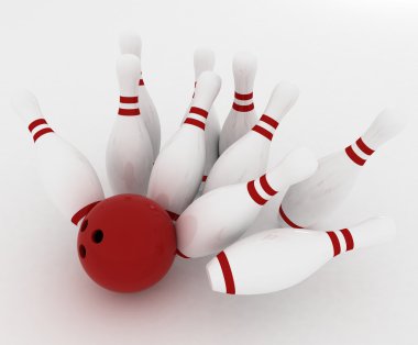 Bowling topu lobutlara çarpıyor.