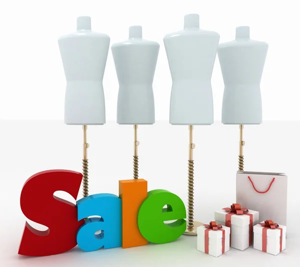Prodej pro oděvy — Stock fotografie