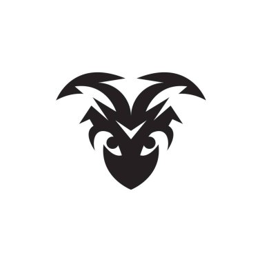 Siyah kabile dövme vektör şablonu çizimi