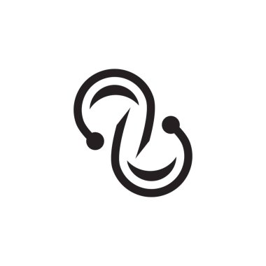 Sonsuz iş simgesi ve sembol şablonu