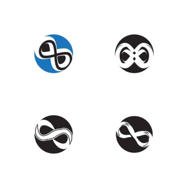 Sonsuz iş simgesi ve sembol şablonu