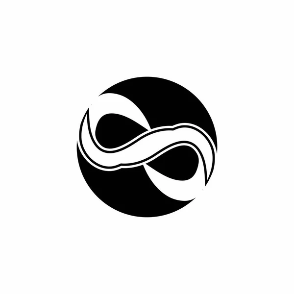 Infinity Business Icon Modello Simbolo — Vettoriale Stock