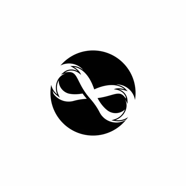 Infinity Business Icon Modello Simbolo — Vettoriale Stock