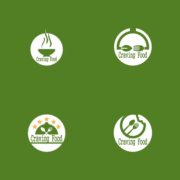 Φρέσκος Πόθος Εικονίδιο Τροφίμων Και Σύμβολο Διανυσματική Απεικόνιση — Διανυσματικό Αρχείο