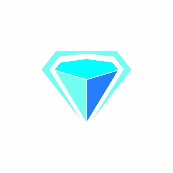 Diamant Symbol Und Symbol Vektor Illustration — Stockvektor