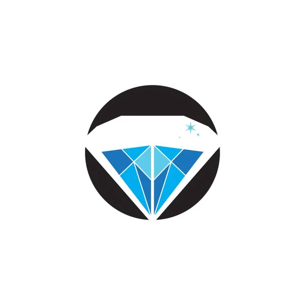 Diamant Symbol Und Symbol Vektor Illustration — Stockvektor