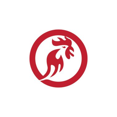 Horoz simgesi ve sembol çizimi