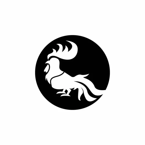 Ikona Koguta Szablon Symbolu Ilustracji — Wektor stockowy